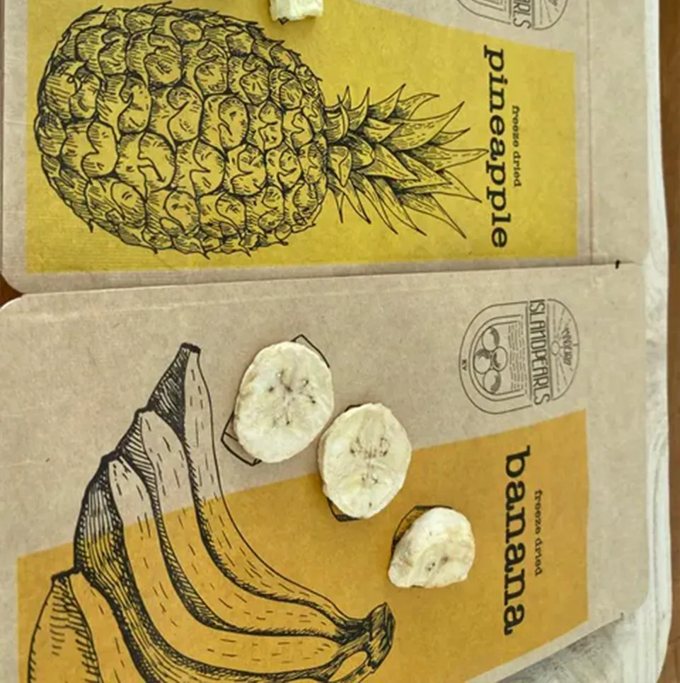freeze dried pineapple & banana